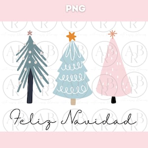 Feliz Navidad png | Navidad png | png en Espanol | Diseños de Navidad para Impresion | Diseños de Navidad | Noche Buena png