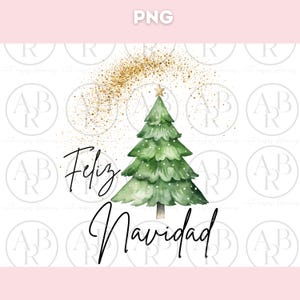 Feliz Navidad PNG | png en Espanol | Noche Buena png | Navidad Sublimacion en Espanol | Digital svg |