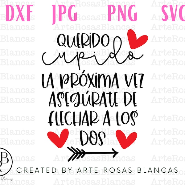 Cupido svg | svg San Valentin | svg español | Spanish svg | Querido Cupido svg | Amor svg