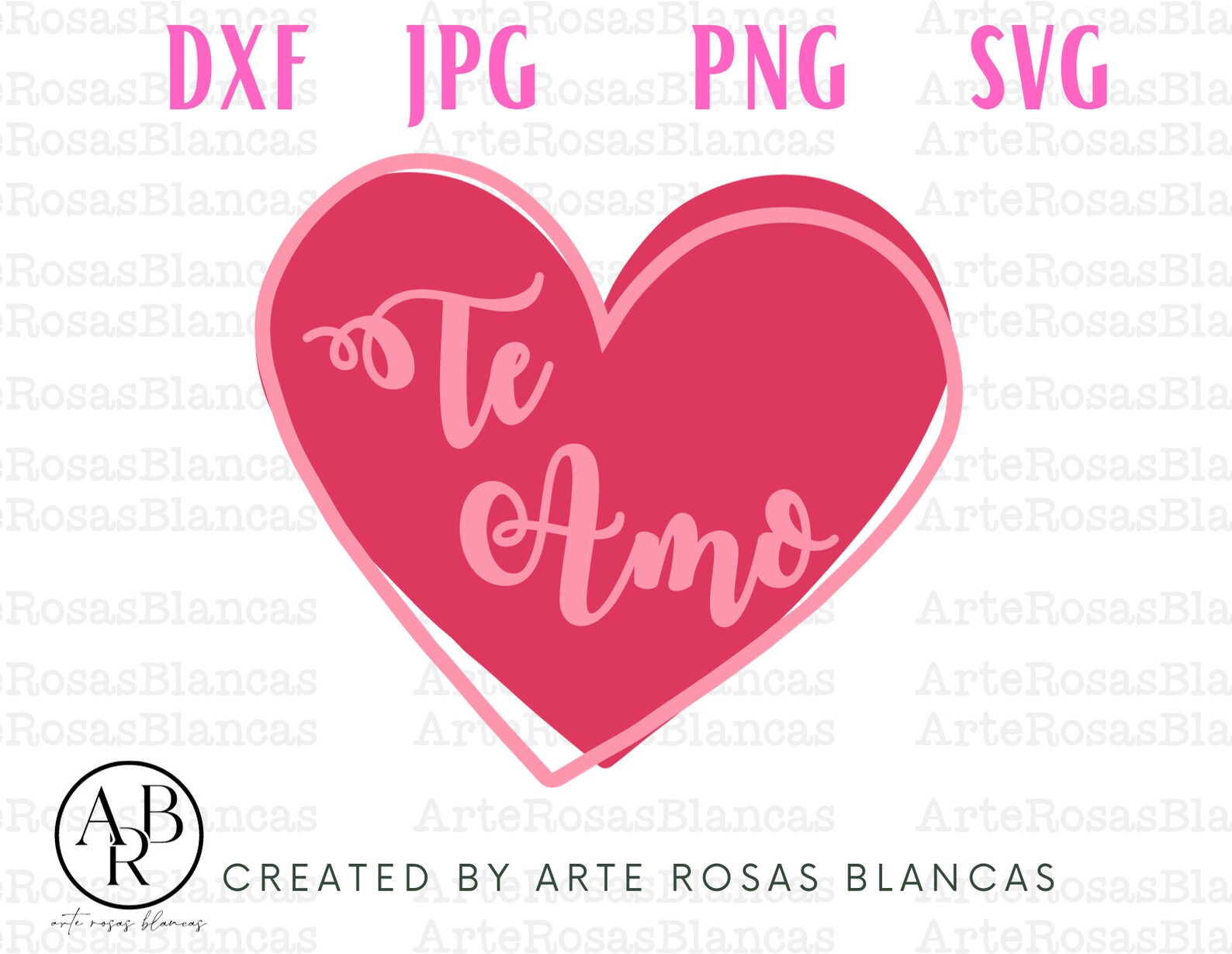 Te Amo svg / Amor svg / San Valentin png / Frases de San Valentin en ...