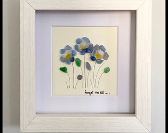 Forget me not sea glass picture