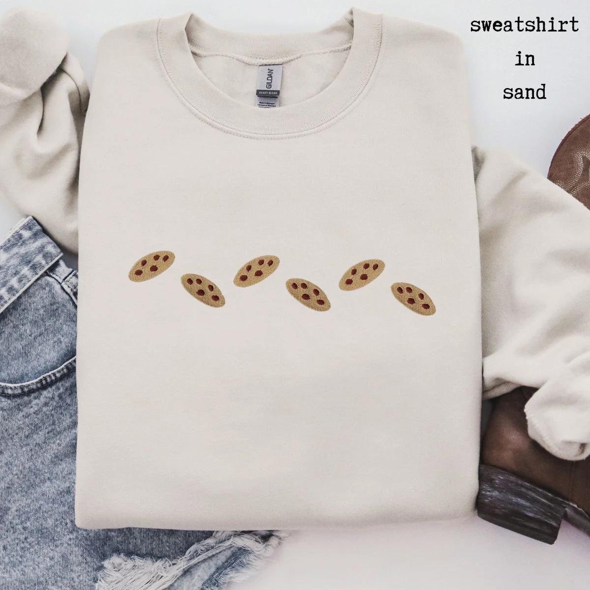 【KOOLOSET】Cookie Cookies Embroidery Sweatshirt Amazon.com: Halloween Sugar Cookie Embroidered Sweatshirt