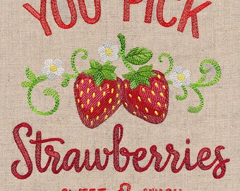 TIN SIGN Fresh Strawberries Kitchen Cottage Farm Farmhouse Sign A872 