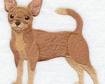 Chihuahua Embroidered Towel Flour Sack Towel Kitchen Towel Hand Towel Tea Towel Dish Towel Dog Breed Towel Terry Hand Towel