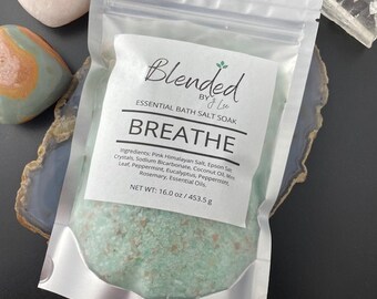 Respirar- Baño De la sal remojo