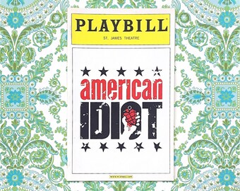 American Idiot Playbill