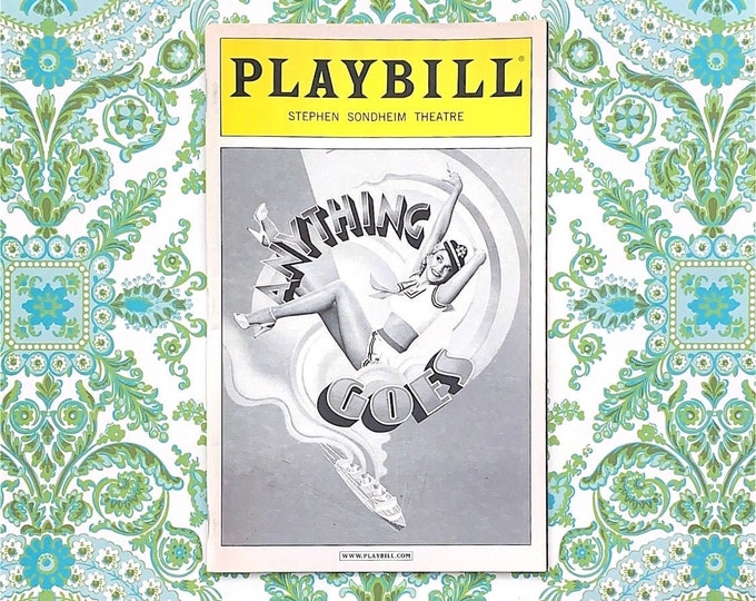 Anything Goes Playbill