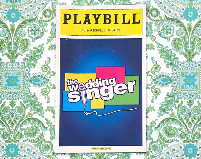 Wedding Singer Playbill