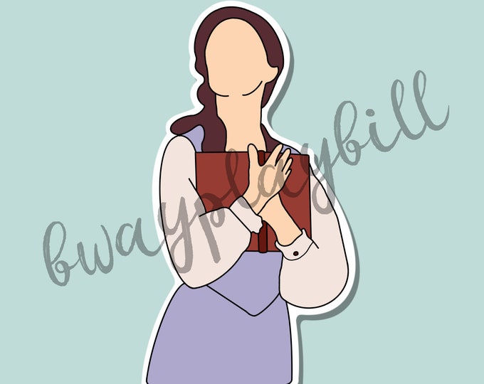 Belle Beauty and the Beast Sticker