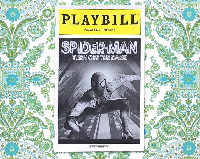 Spiderman Turn Off the Dark Playbill