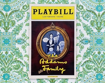 Addams Family Playbill