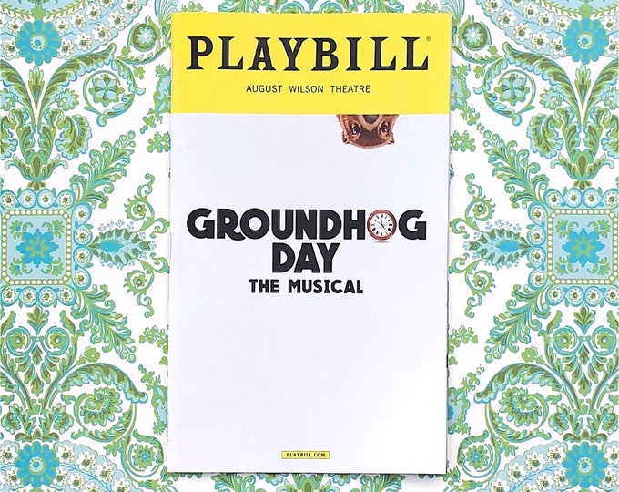 Groundhog Day Playbill