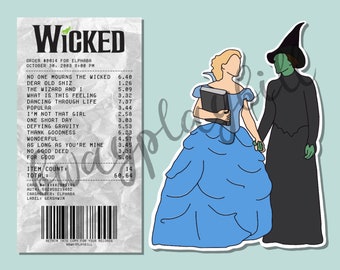 Set of 2 Wicked Stickers