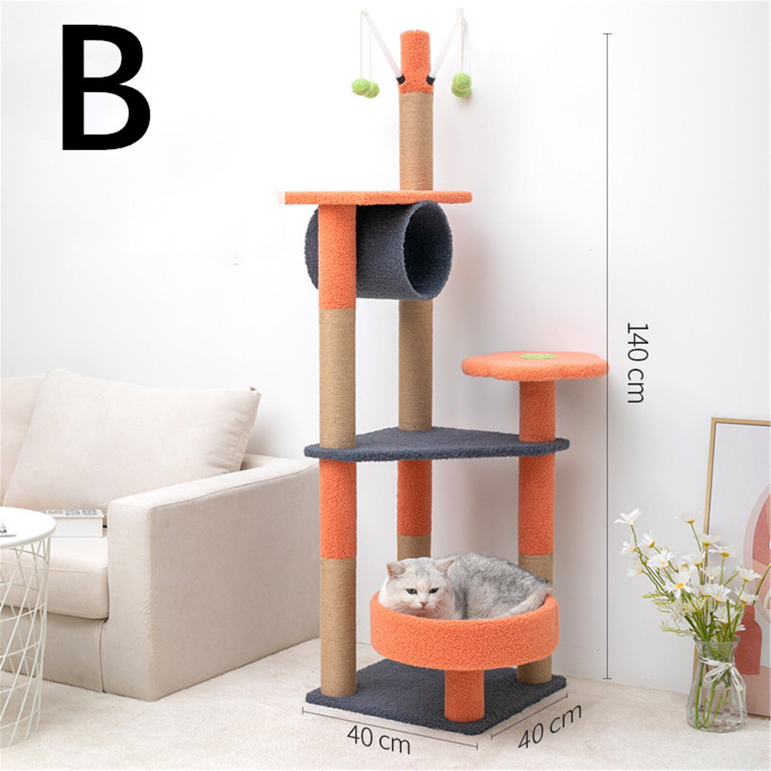 Large Cat Tree Cat Tower Cat Scratcher Post Cat Climbing Etsy