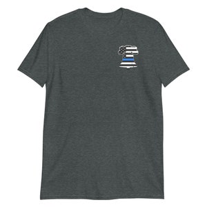 Liberty Bell Thin Blue Line Short-Sleeve Unisex T-Shirt