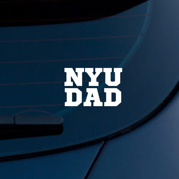 Customizable College/University Dad Car Decal | Sticker | Gift For Dad | College | University Sticker | Personalize | Bumper Sticker