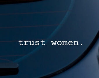 Vinyldekal för kvinnor | Bildekal | Klistermärke | Stötfångardekal | Pro Choice | Kvinnors rättigheter | Olika färger | Laptop | Vattenflaska