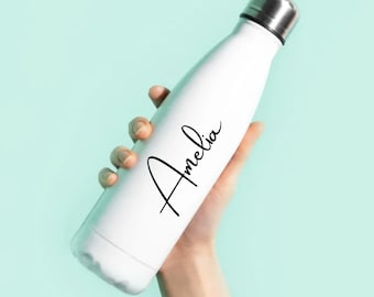 Name Vinyl Decal | Sticker | Waterproof | Water Bottle | Personalize | Customizable | Glass | Fonts | Various Colors
