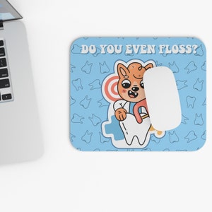 Funny Cute Dog Dentist Mouse Pad Gift for Dental Assistant Dental Hygienist Dental Student Dental Office Tooth