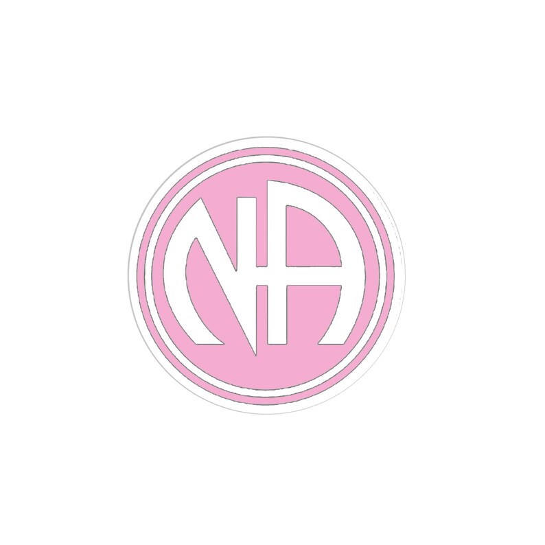 NA Service Symbol Sticker Pink NA Recovery Decal | Etsy