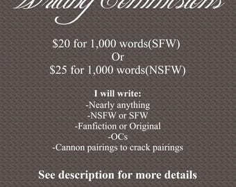 Writing Commission