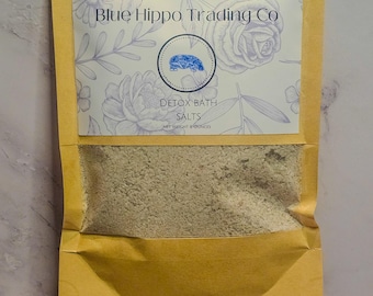 Detoxifying Bath Salts – Epsom, Himalayan, Dead Sea, Bentonite Clay