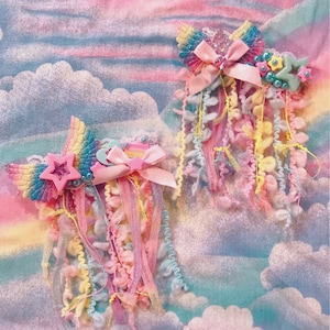 Rainbow Wing Yarn Clips