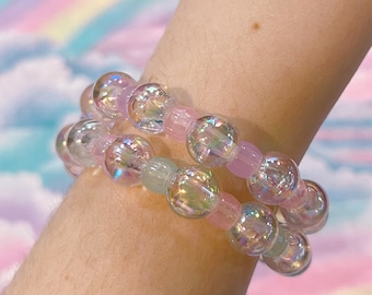 Pulseiras Pastel Brilham no Escuro