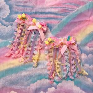 Pastel Rainbow Hairclips