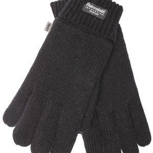 Men's knitted wool gloves with Thinsulate lining image 3