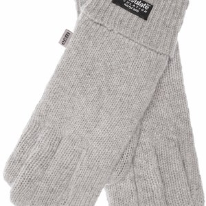 Men's knitted wool gloves with Thinsulate lining image 7