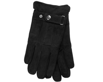 Gants en cuir pour hommes, cuir suédé souple, doublure thermique 3M Thinsulate