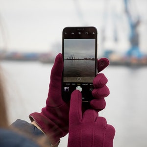 gants végan en optique polaire avec une function tactile image 8