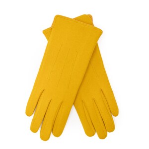 VEGAN ladies gloves in fleece optic lined with teddy fleece and equipped with touch function image 2