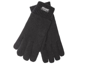 Gants tricotés pour enfants en coton avec doublure Thinsulate