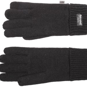 Men's knitted wool gloves with Thinsulate lining image 4