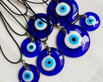 Mens necklace New The DevilS Eye Glass Pendant Necklace Jewelry Gift 