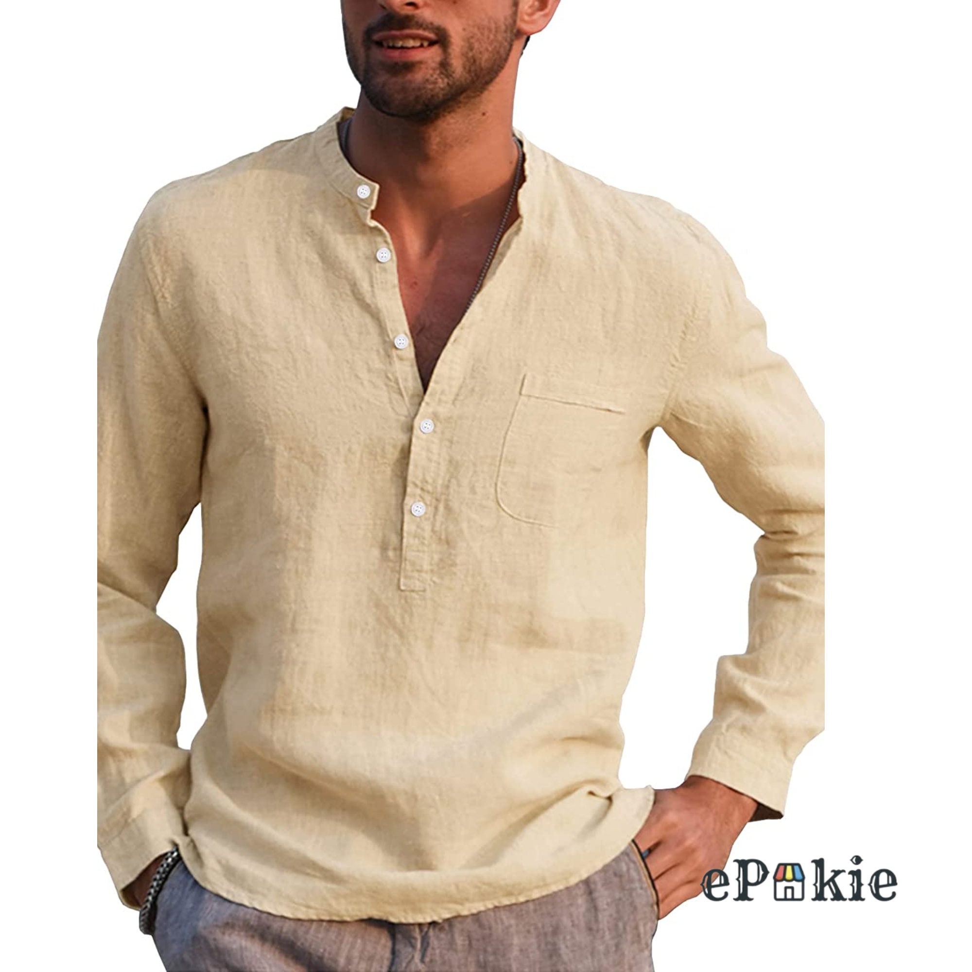 linen mens shirts