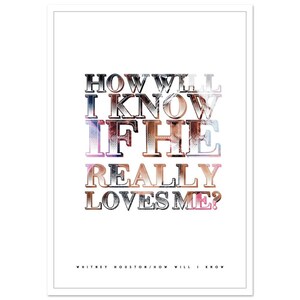 WHITNEY HOUSTON - How Will I Know