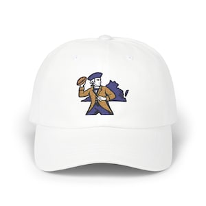 Football Heritage Dad Cap - Purple and Gold Edition
