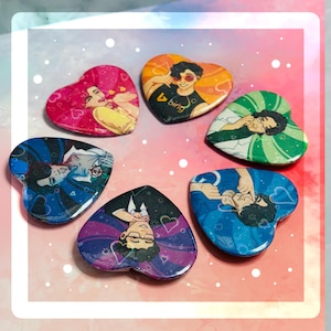 Pines de corazón de Mark Ego