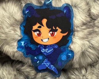 Blauer Käfer Charm