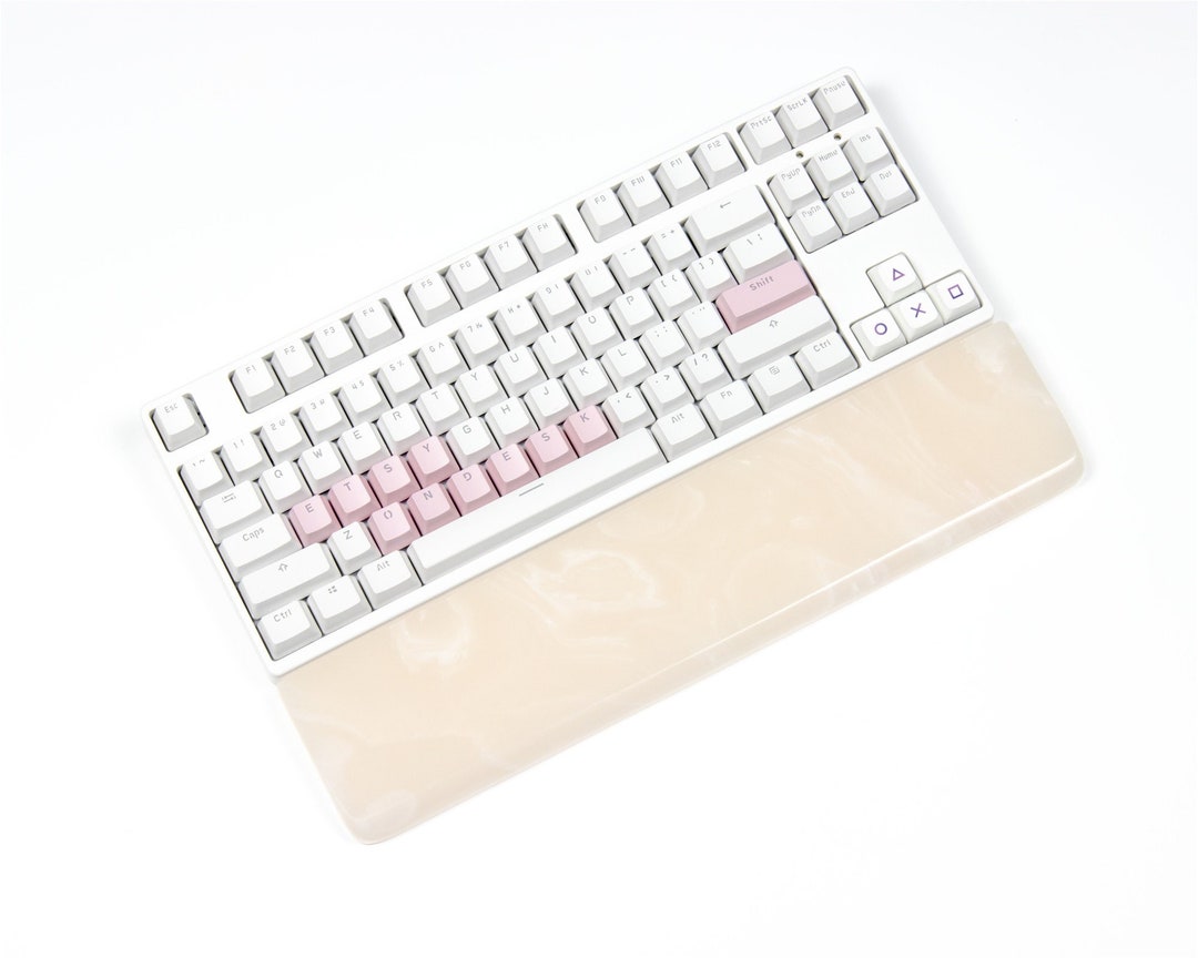 Pink Wrist Rest Keyboard Resin Hand Rest Light Transmission Etsy