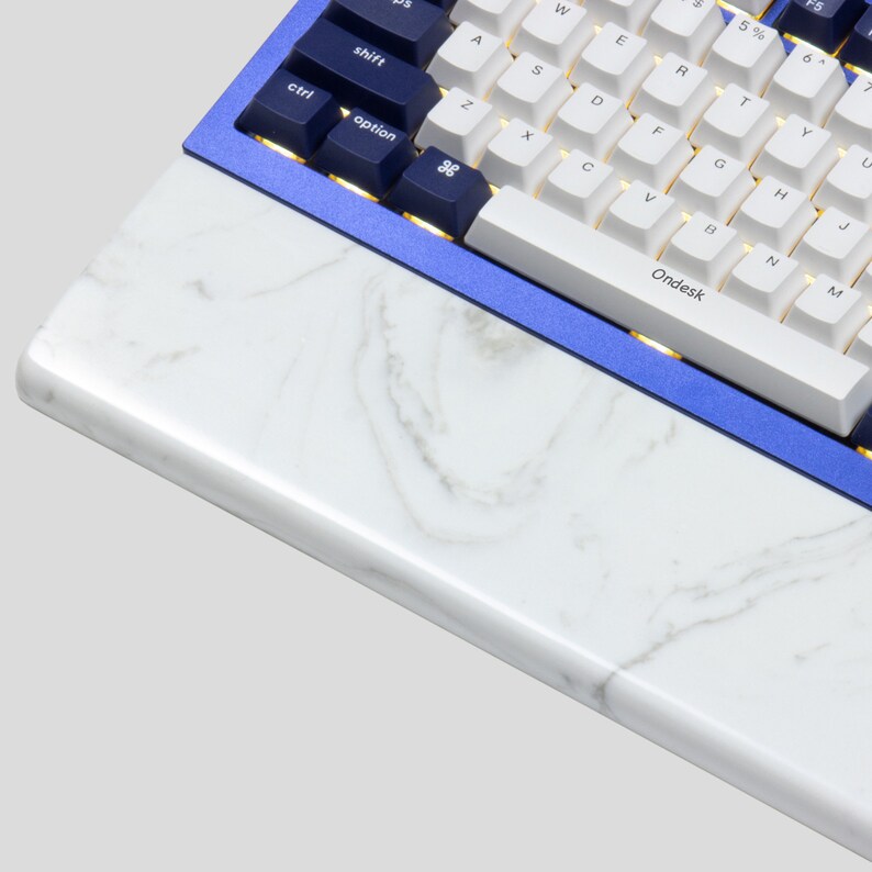 Keychron Keyboard White Gray Quartz Wrist Rest QMK Q1 Q2 Q3 C1 Etsy