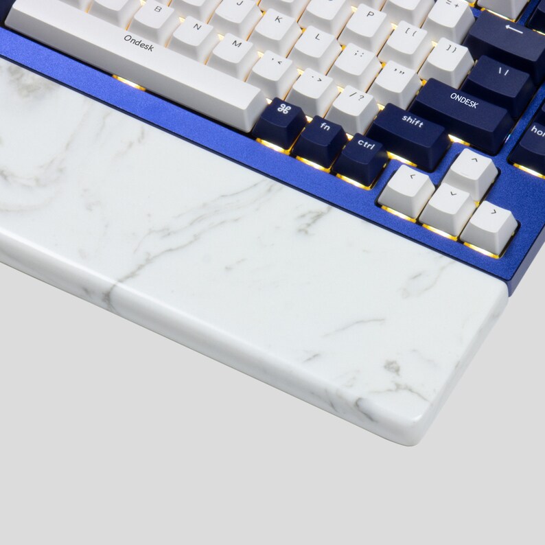 Keychron Keyboard White Gray Quartz Wrist Rest QMK Q1 Q2 Q3 C1 Etsy