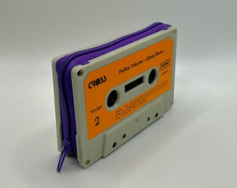 Original Handmade Wallet Cassette Upcycle Art