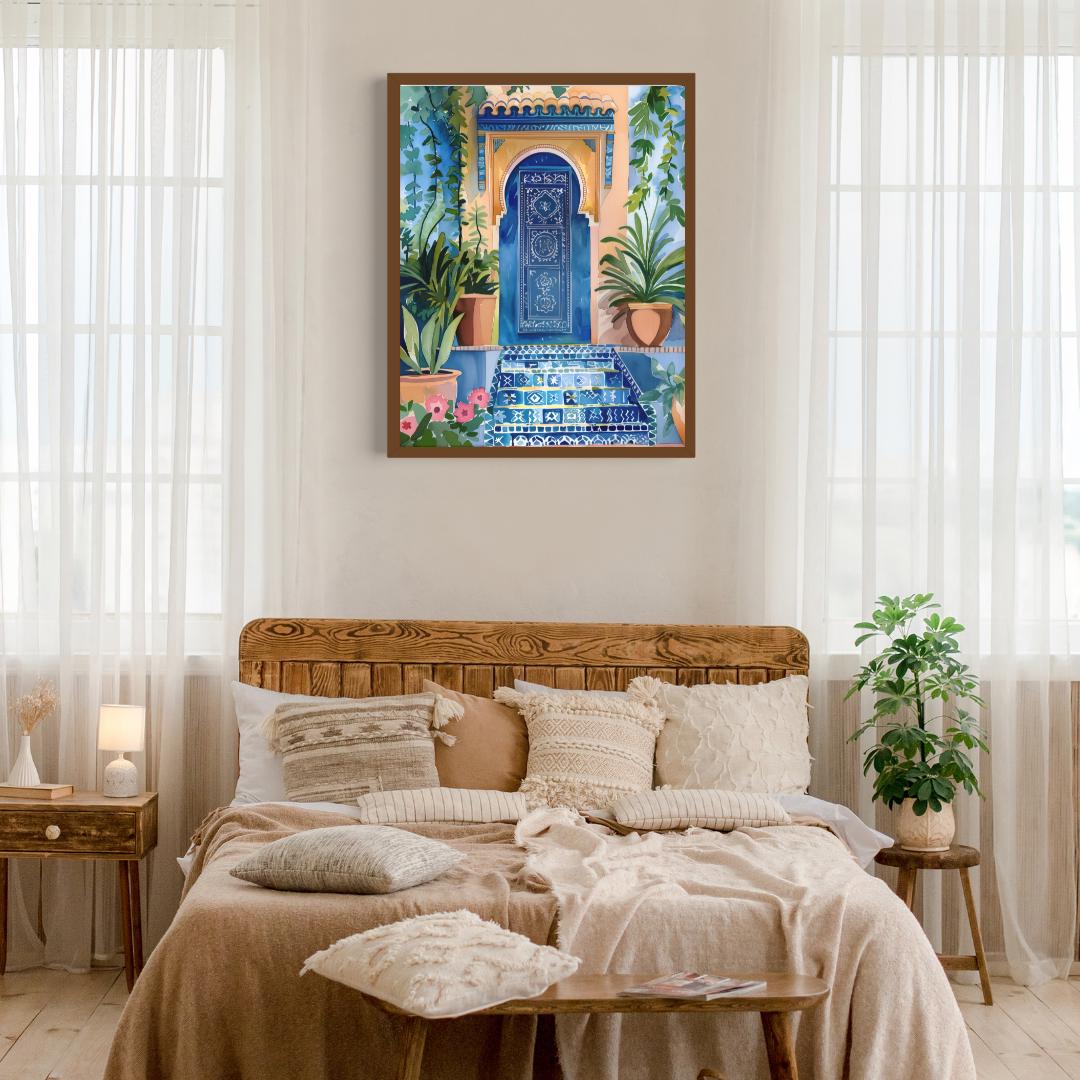 アート307　「オーガニック・プラネット(グリーンブルー)」　インテリア アート307 「オーガニック・プラネット(グリーンブルー)」 インテリア