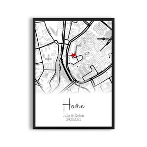 Kaart | Home | Waar het allemaal begon | Gepersonaliseerde kaart | Individueel & persoonlijk | Ons eerste huis | Verjaardagscadeaus voor hem