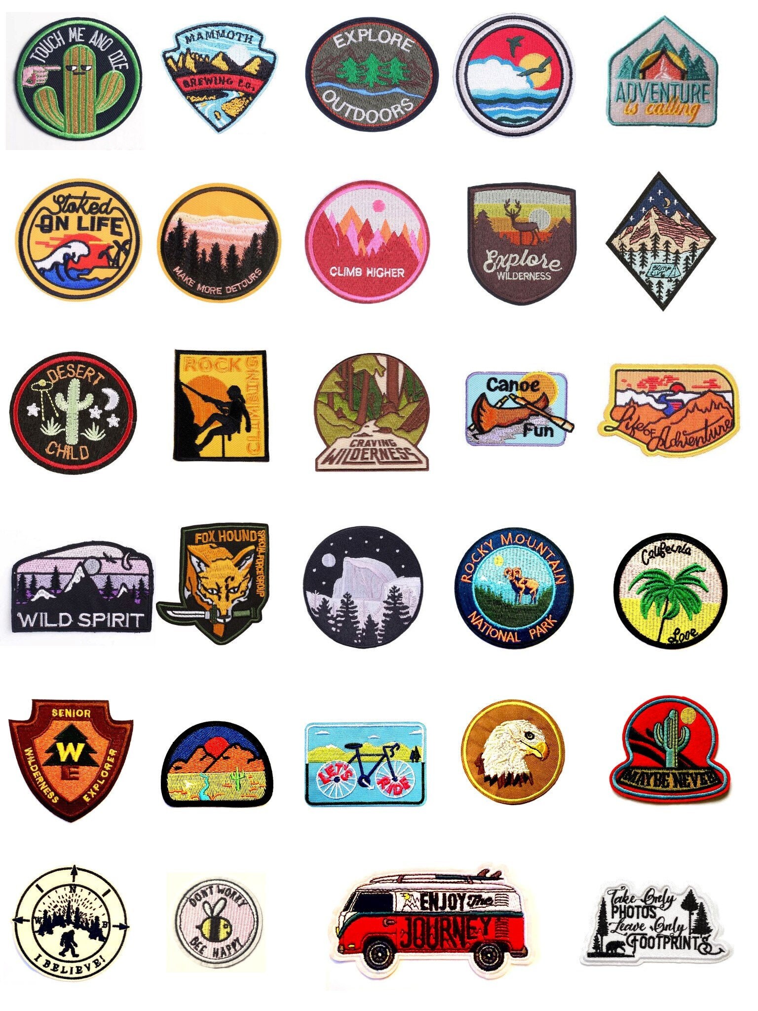 Patch for ironing | Outdoor Mountains Nature Patches or Patch Ironing…