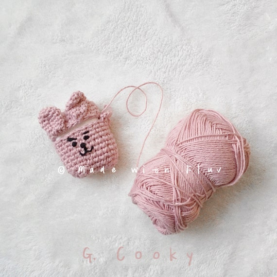 BTS BT21 Handmade Crochet AirPod Case - Etsy